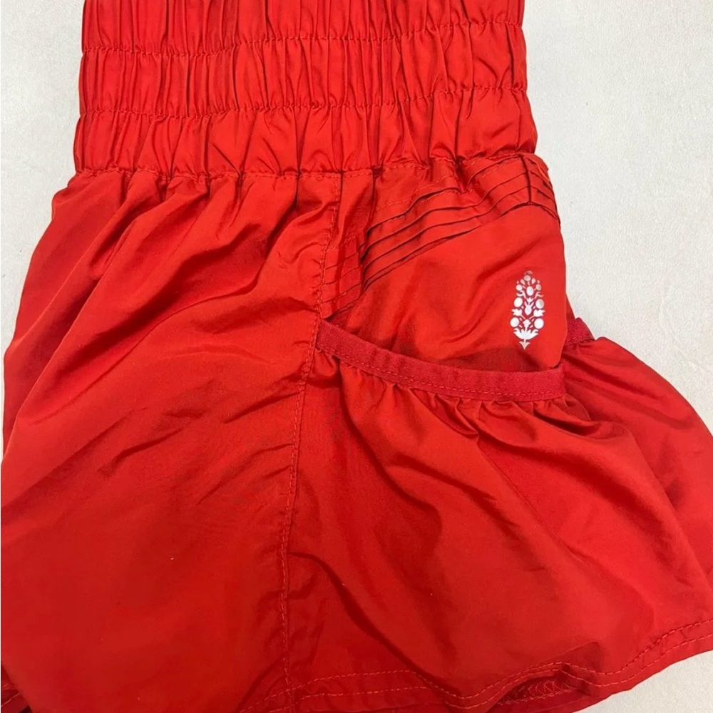 free people movement red shorts!